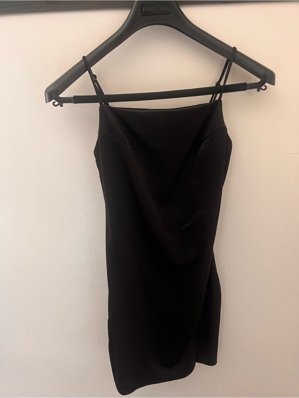 Fashion Nova Black Spaghetti-Strap Mini Dress